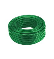Green Garden Hose Pipe 1/2"–1" – Flexible PVC Hose for Watering Gardens, Washing and General Outdoor Use, Kink-Resistant and Durable